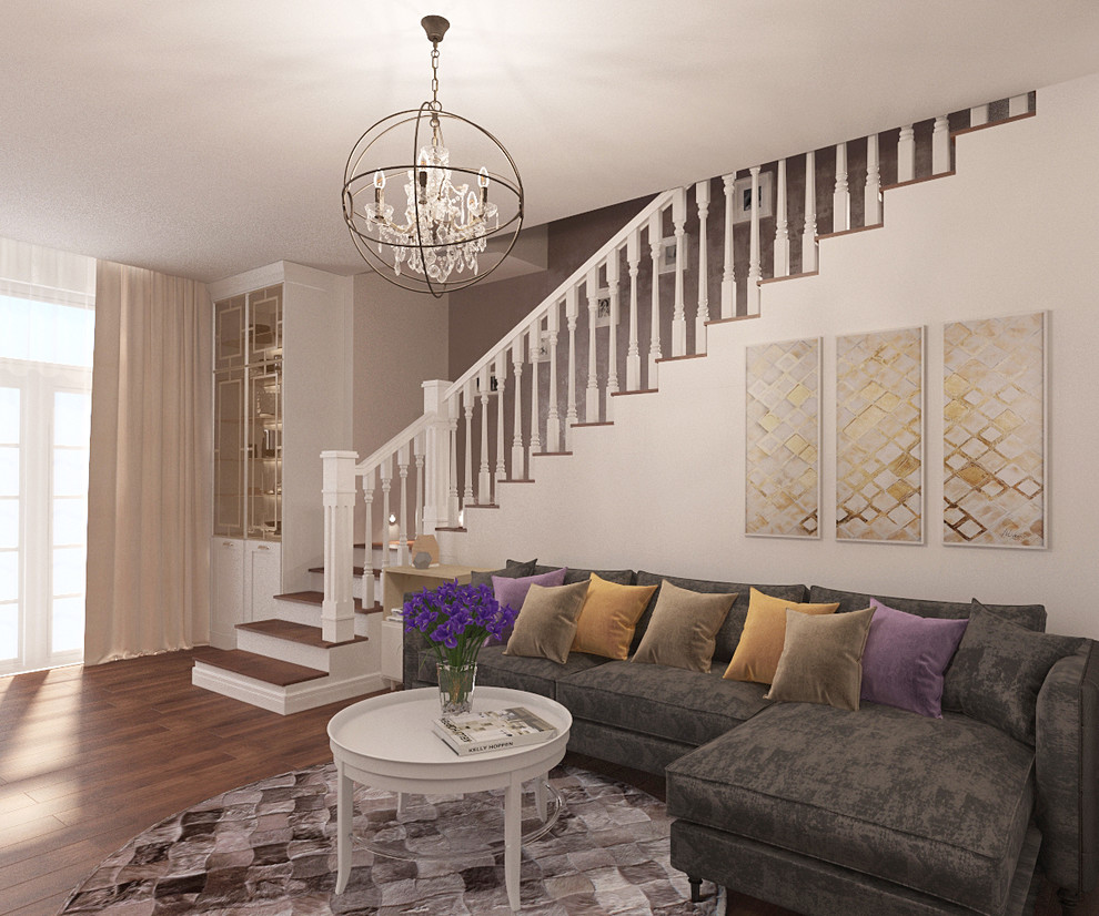 Интерьер двухуровневой квартиры