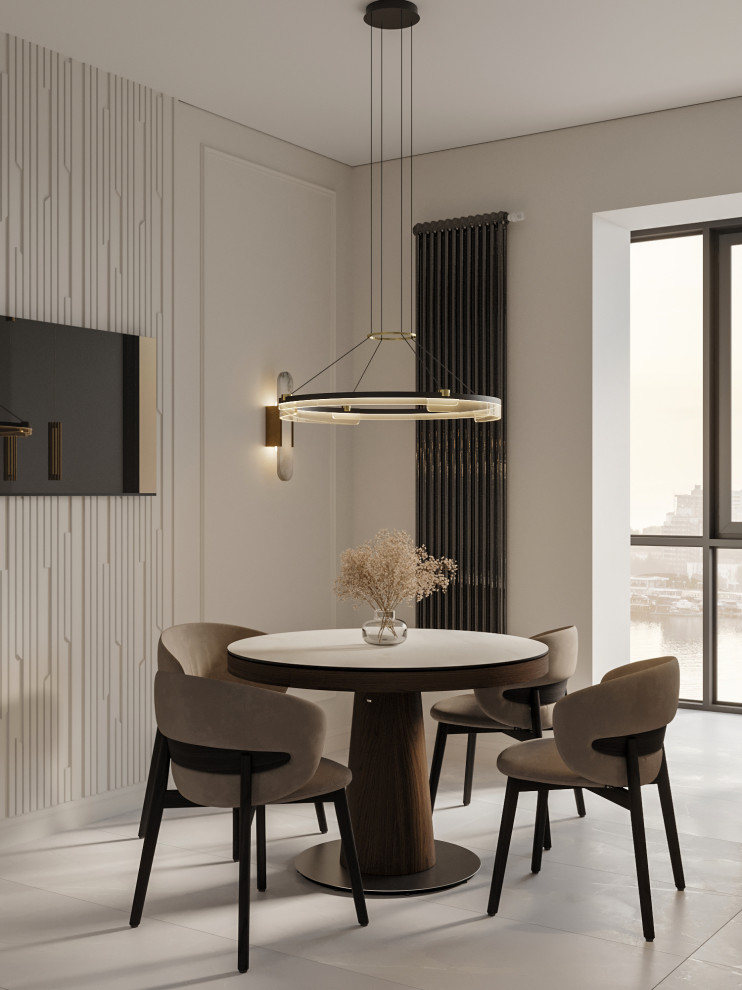 Современная квартира в Москве 78 м²