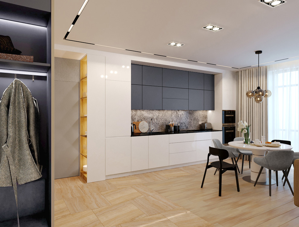 Планировка квартиры и дизайн общей комнаты