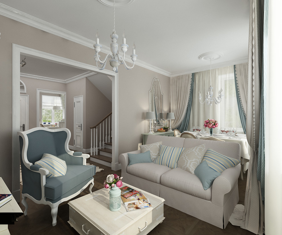 Двухэтажный таунхаус в стиле прованс