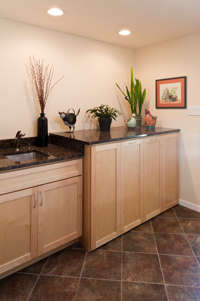 Photo of a contemporary laundry room in Baltimore.