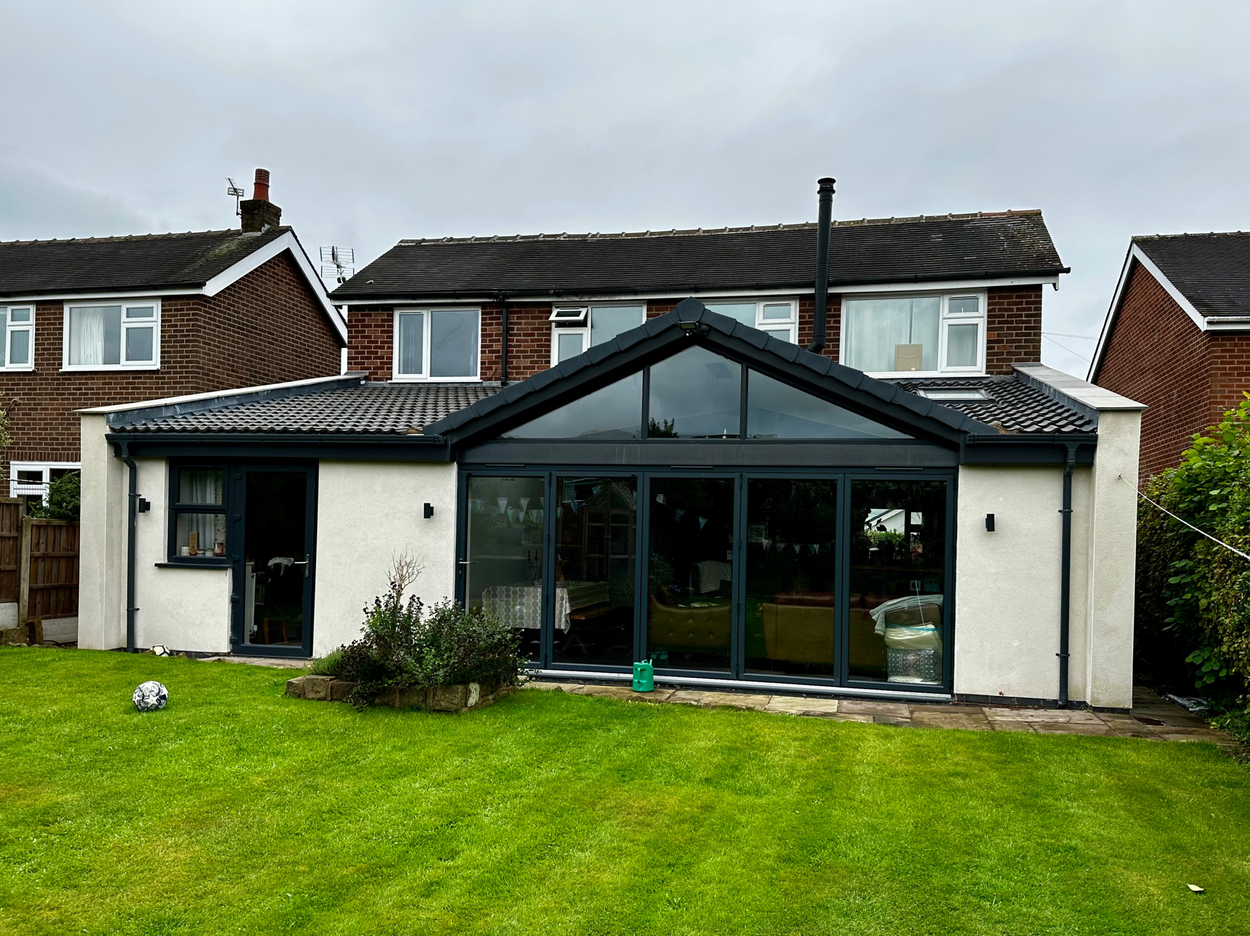 Single Storey Rear Extension with feature roof