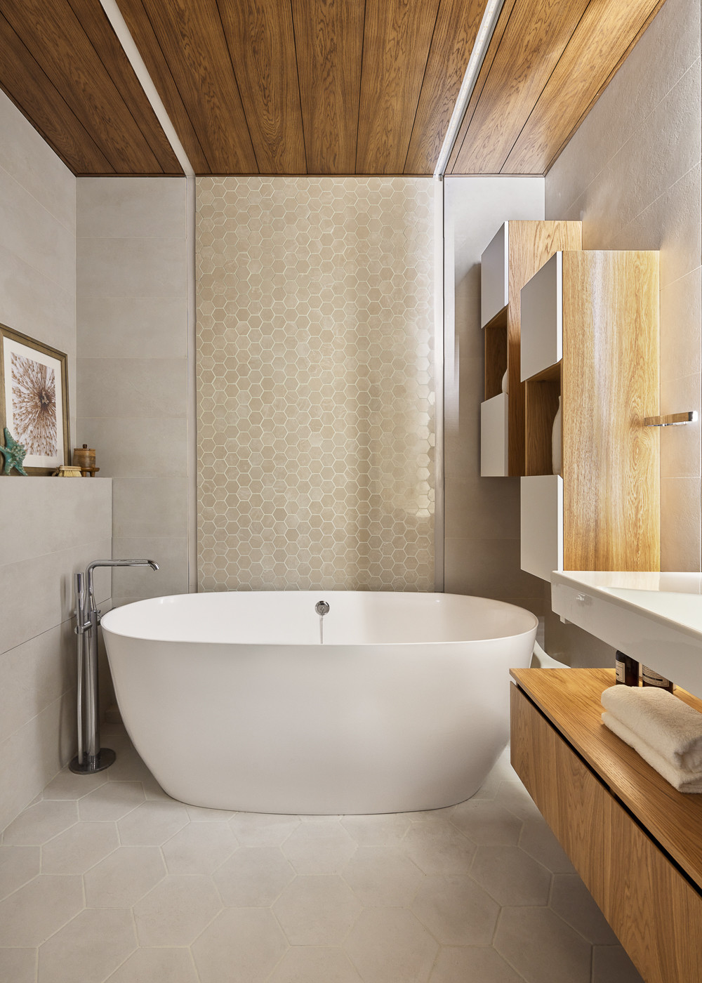 Реализованный проект ванной комнаты в ЖК Черняховского.