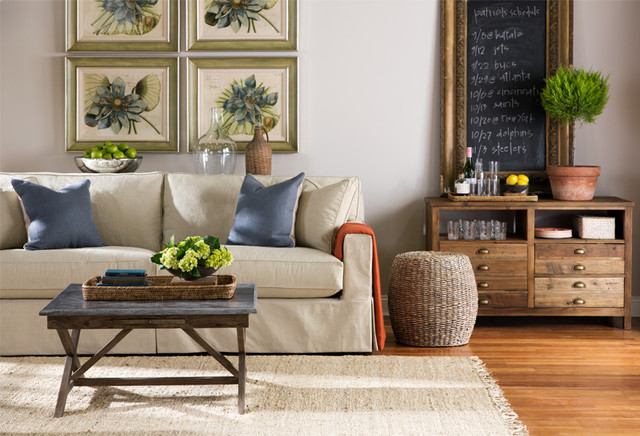 Atwood Slipcover Sofa Transitional Living Room Boston By Atwood Slipcover Sofatransitional Living Room Boston
