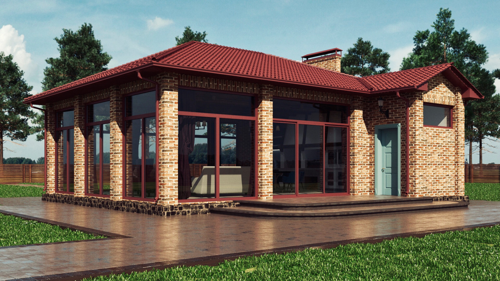 Landscape design of the territory (Moscow region 2022)