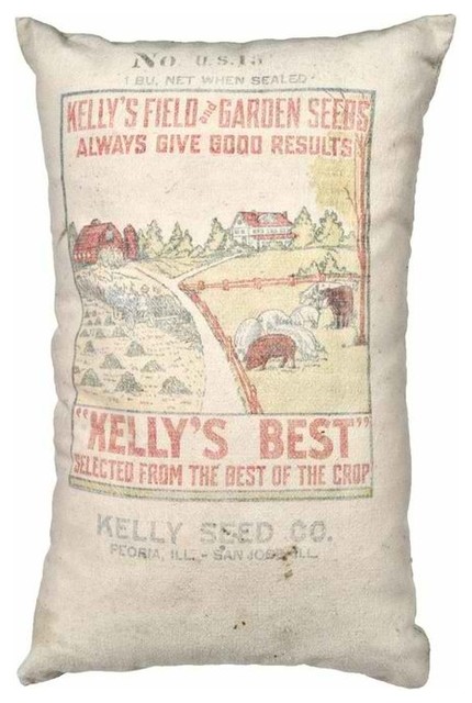 Kelly's Garden Seed Sack Pillow