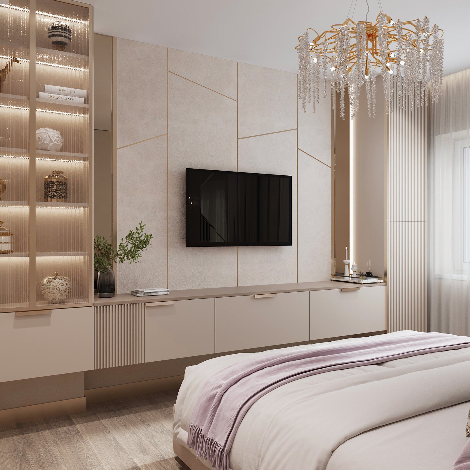 2023г. Интерьер квартиры 62 м2 в ЖК "Оазис"