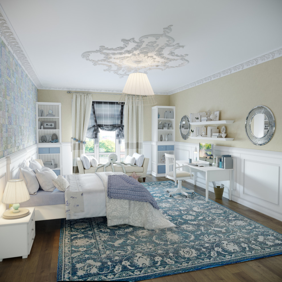 Визуализация детской для девочки "Пэчворк"