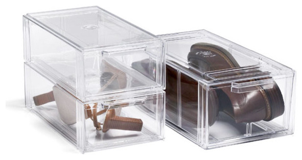 Clear Shoe Drawers