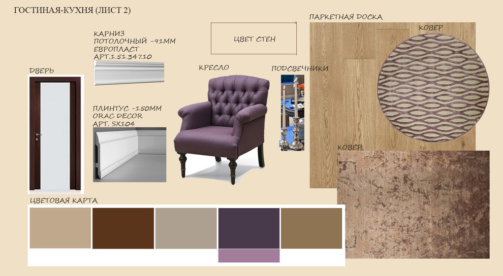 Предпроект(эскизы,коллажи)