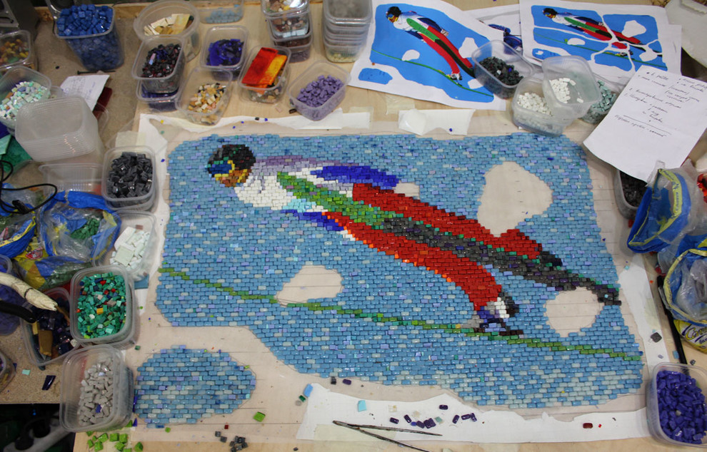 Мозаика в работе