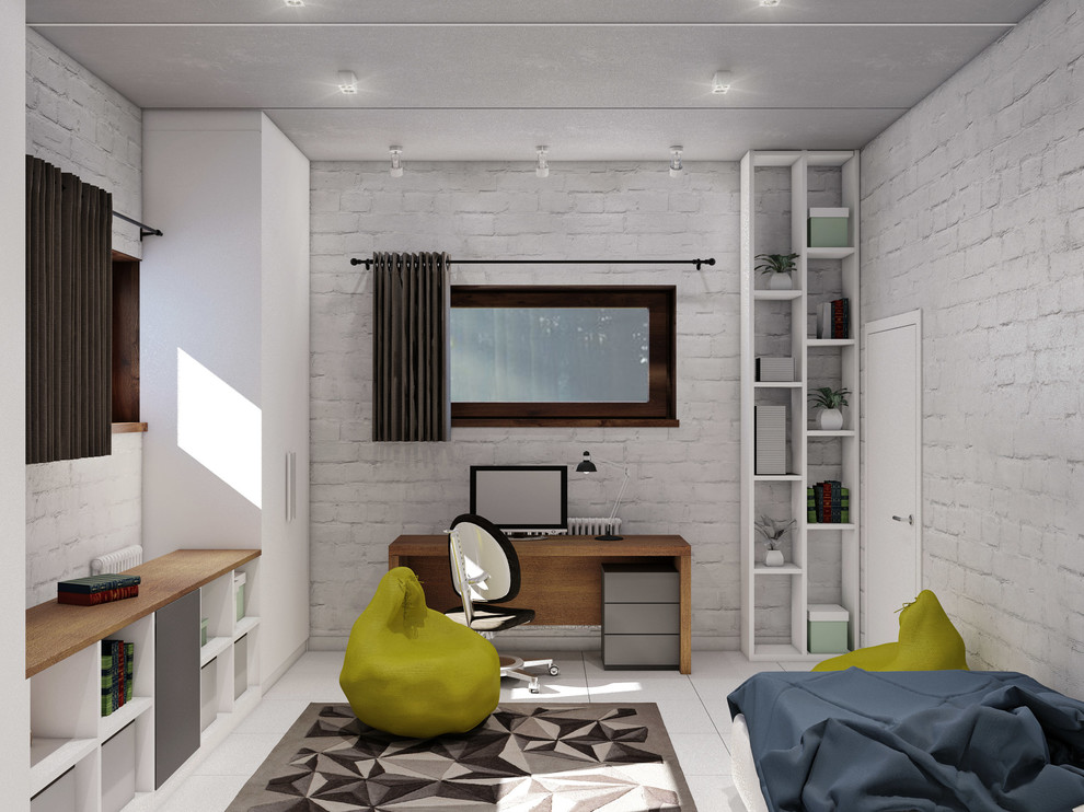 цокольный этаж, спальня