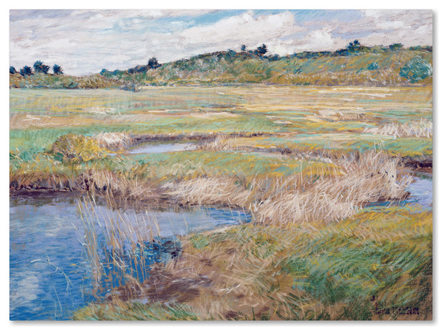 Childe Hassam 'The Concord Meadow' Canvas Art, 32 x 24