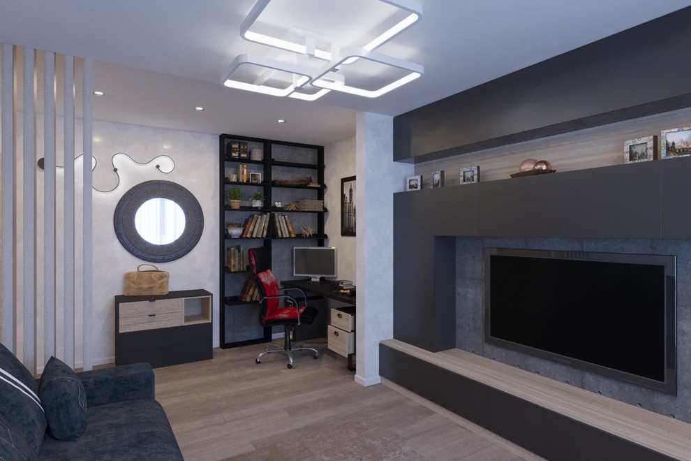 Однокомнатная квартира 42 мкв в современном стиле (реализуется)