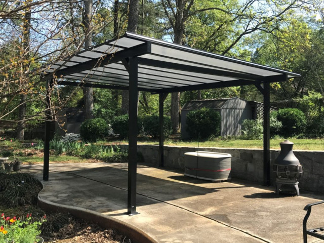 Patio Covers White Translucent Panels Traditional Patio