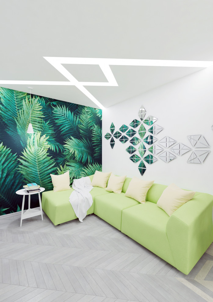 Гостинная и спальня в современном стиле