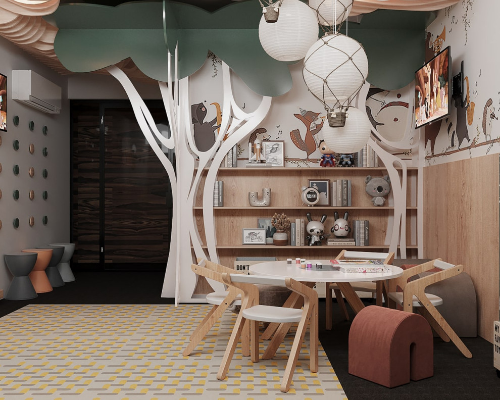 Детская комната с санузлом в Бизнес Центре