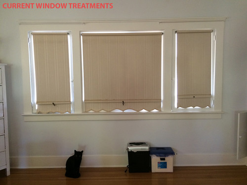 Curtains Ideas curtains for casement windows : Casement Windows with Roman Shades?