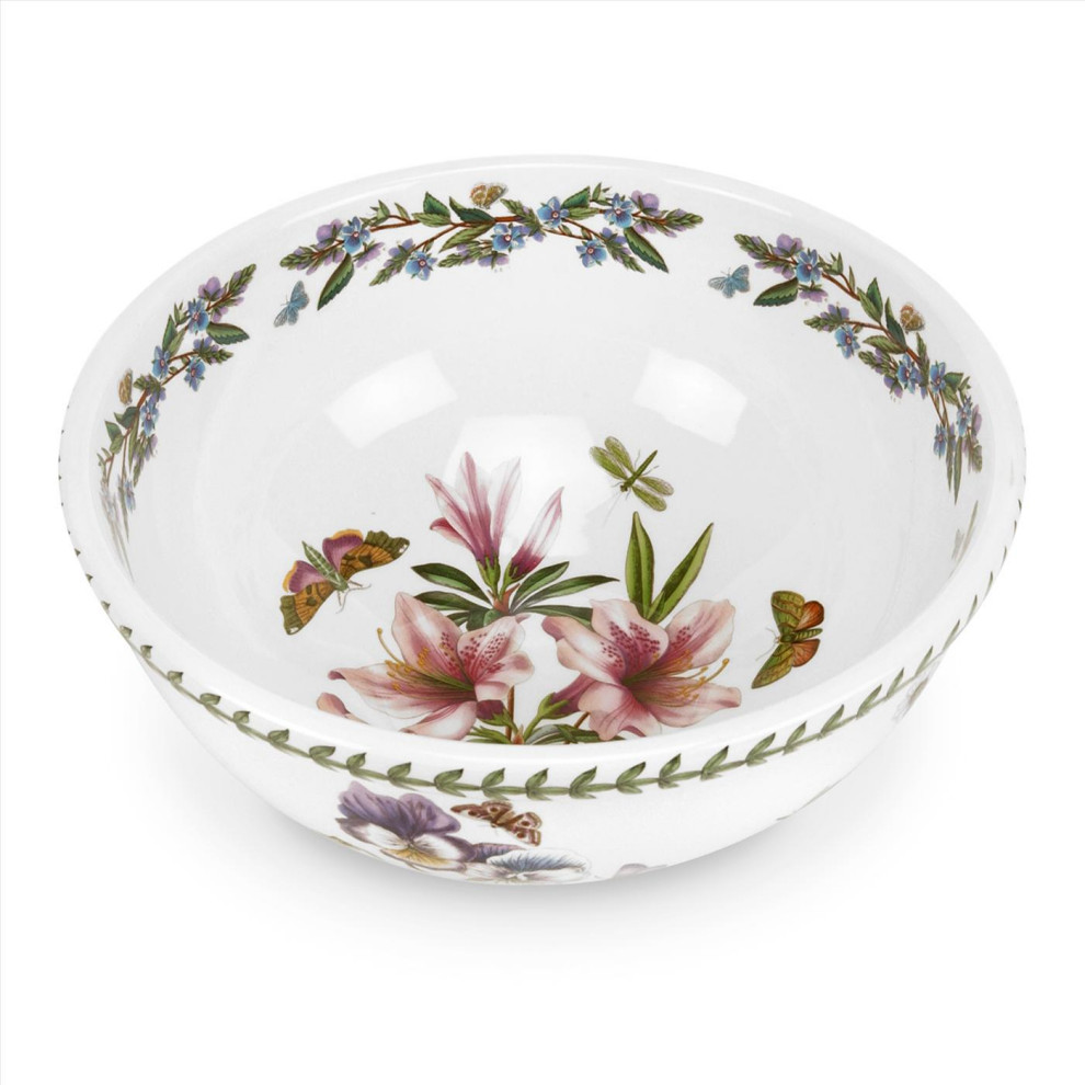 Portmeirion Botanic Garden 11 Inch Large Salad Bowl Serving And Salad