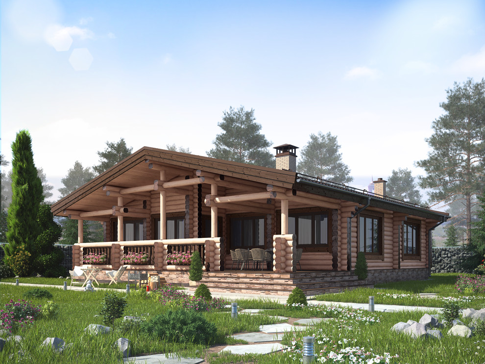 Срубовой дом из сибирского кедра