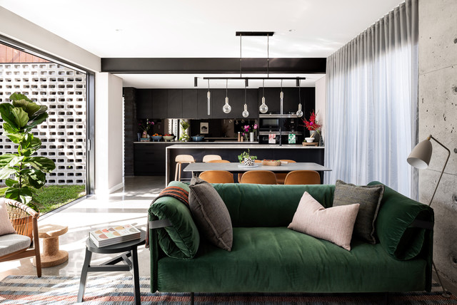 Ash Way House contemporary-living-room