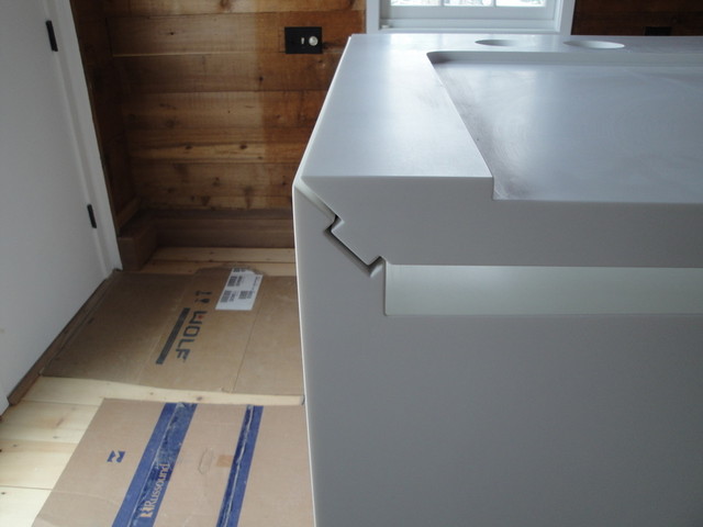 all corian(solid surface ) cabinets & reviews | houzz