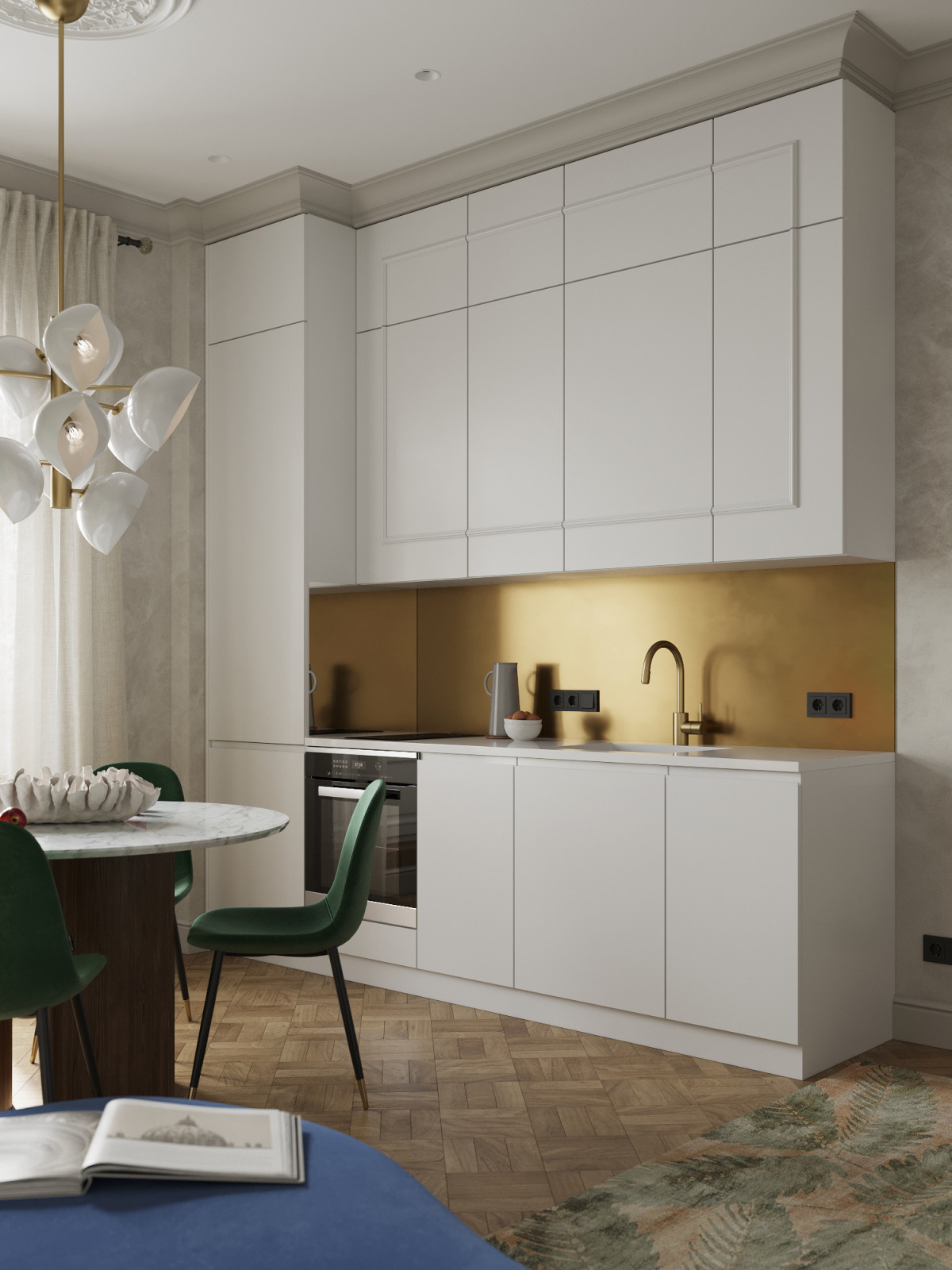 Дизайн-проект квартиры в старом фонде в Санкт-Петербурге