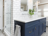Transitional Bathroom by Normandy Remodeling