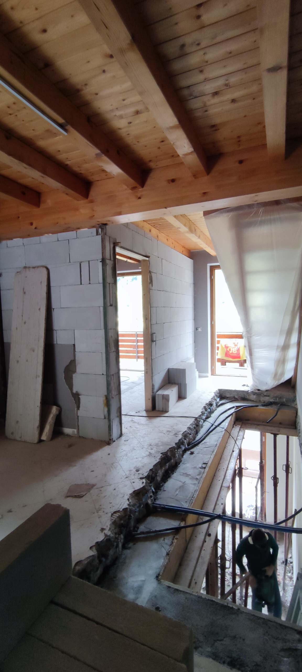 work in progress ristrutturazione  su due livelli
