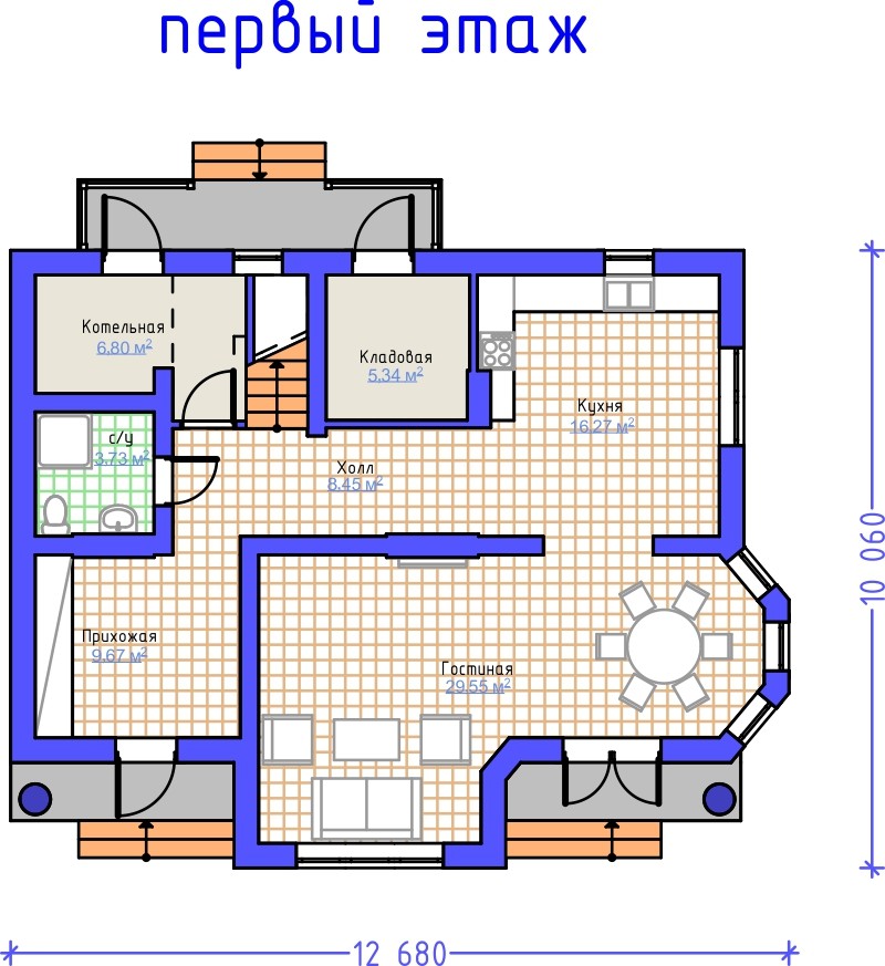 Проект дома Бау 42