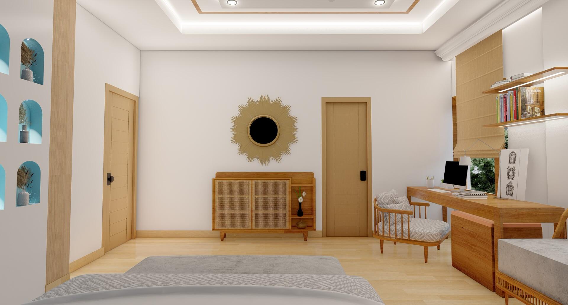Contemporary Bedroom Makeover in Fulham