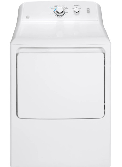 GE® 7.2 cu. ft. Capacity Aluminized Alloy Drum Electric Dryer