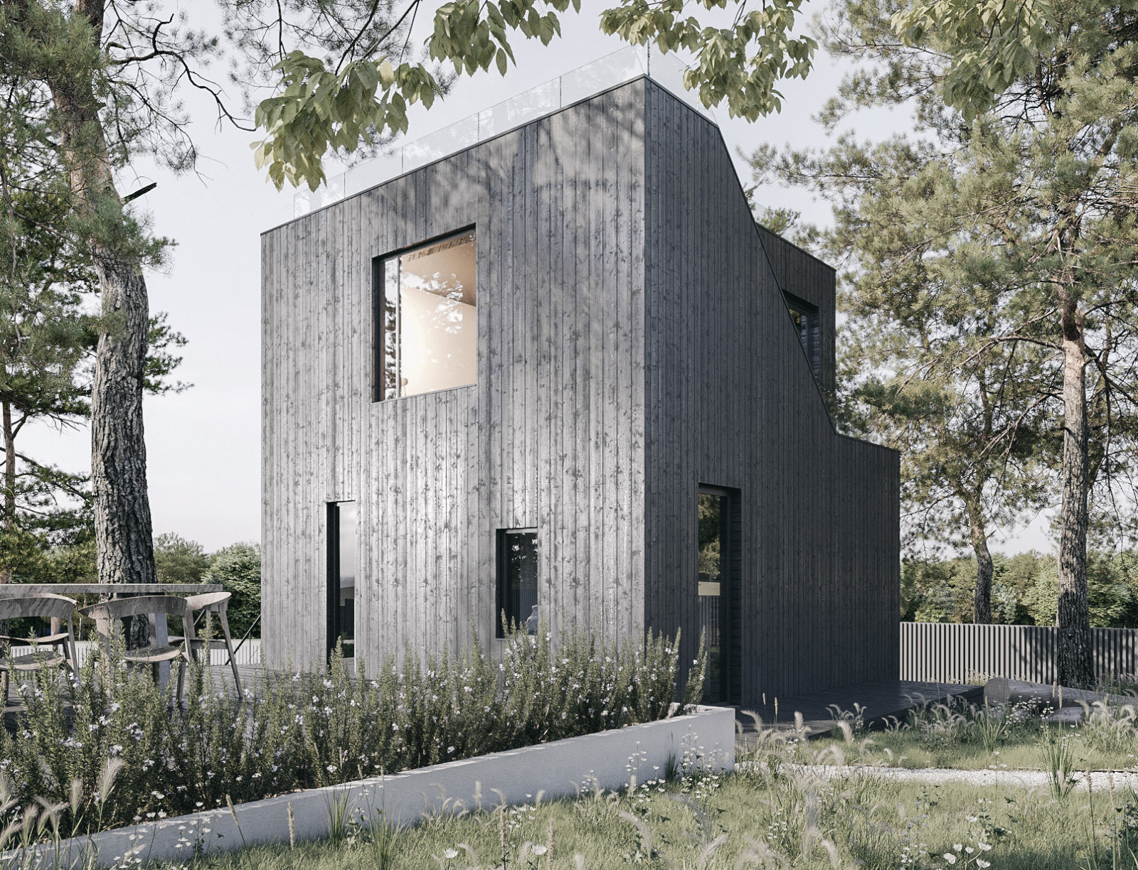 Дом с видом на озеро