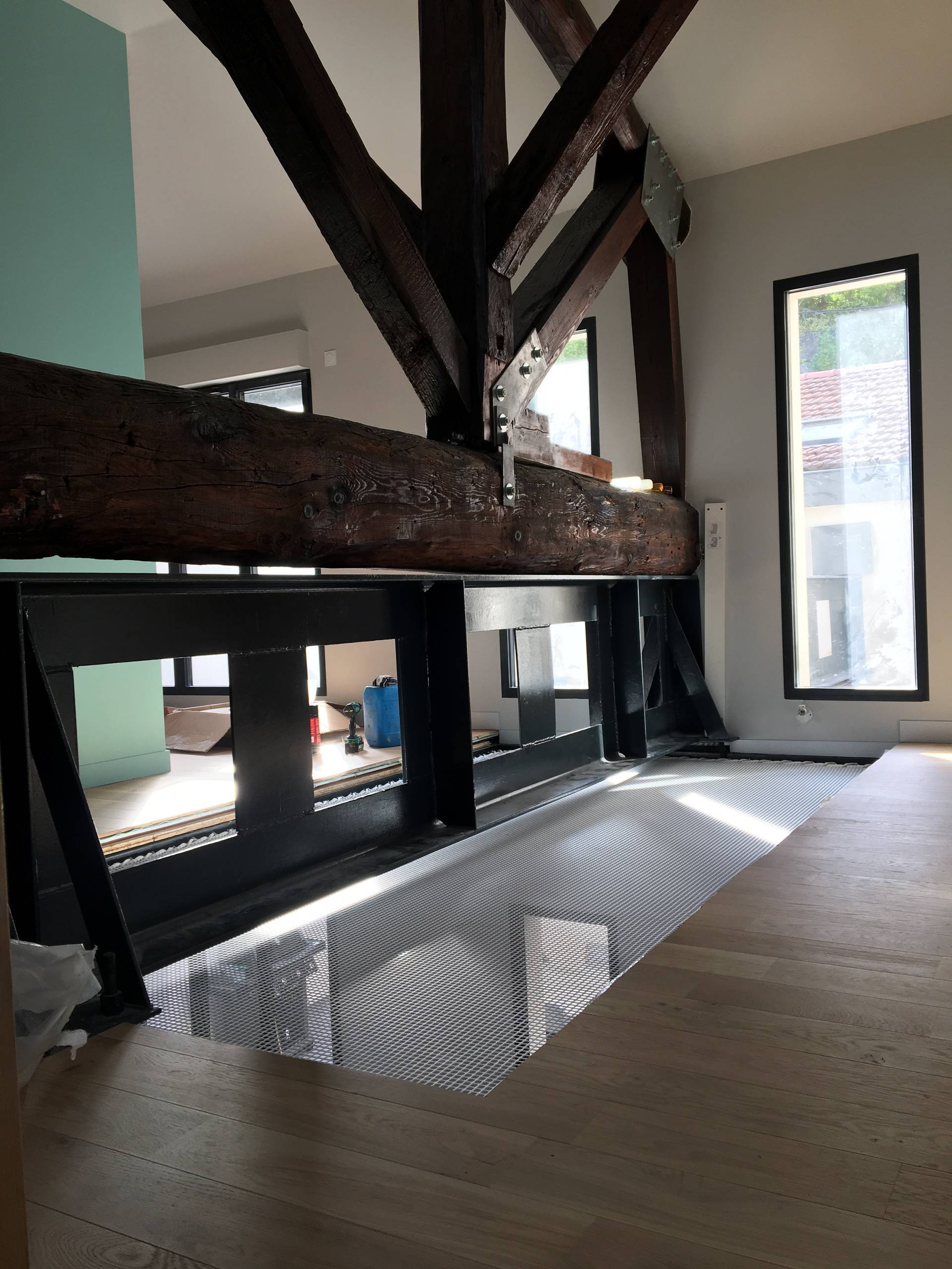 Rénovation d'un hangar en Loft