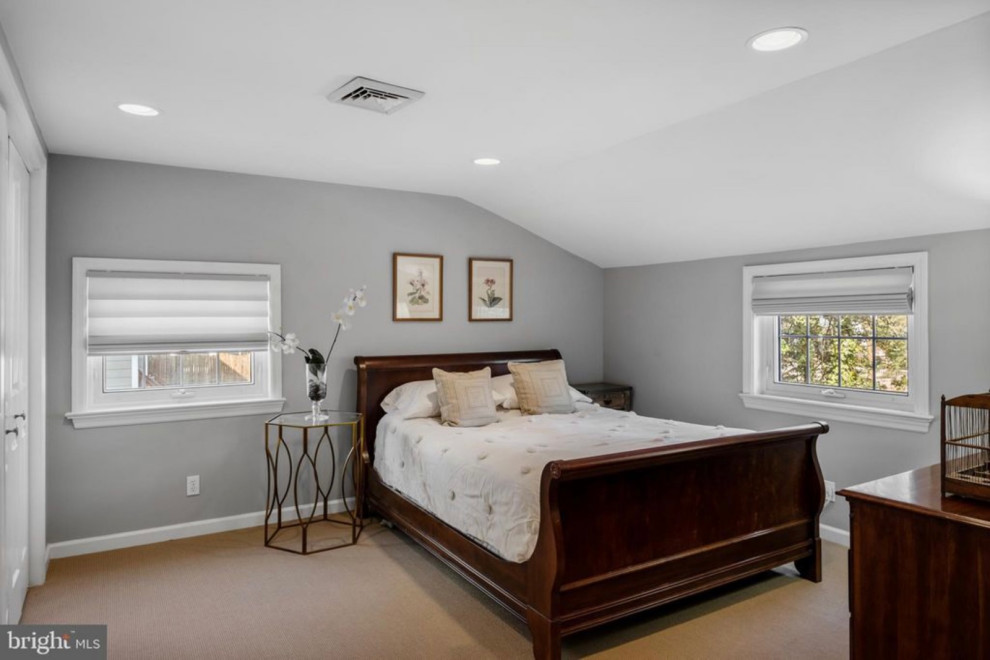 What height to hang curtains for sloped ceiling?