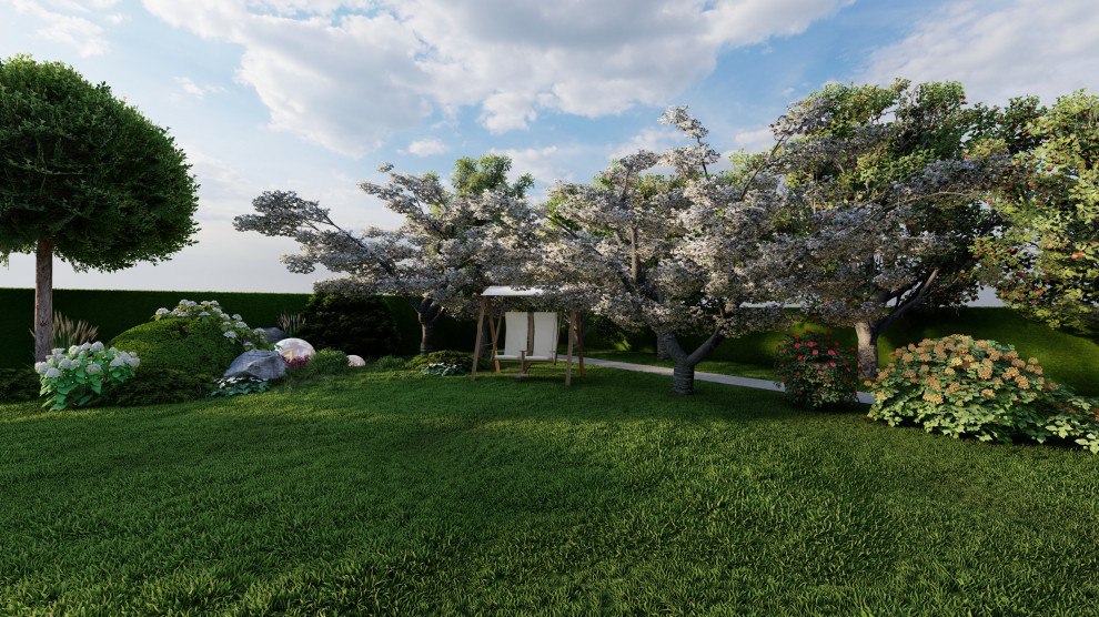 Лаконичный сад. КП Райт Вилладж