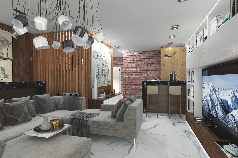 кухня-гостиная