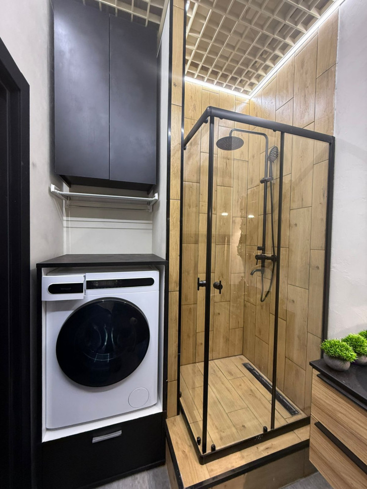 A modern industrial-style studio