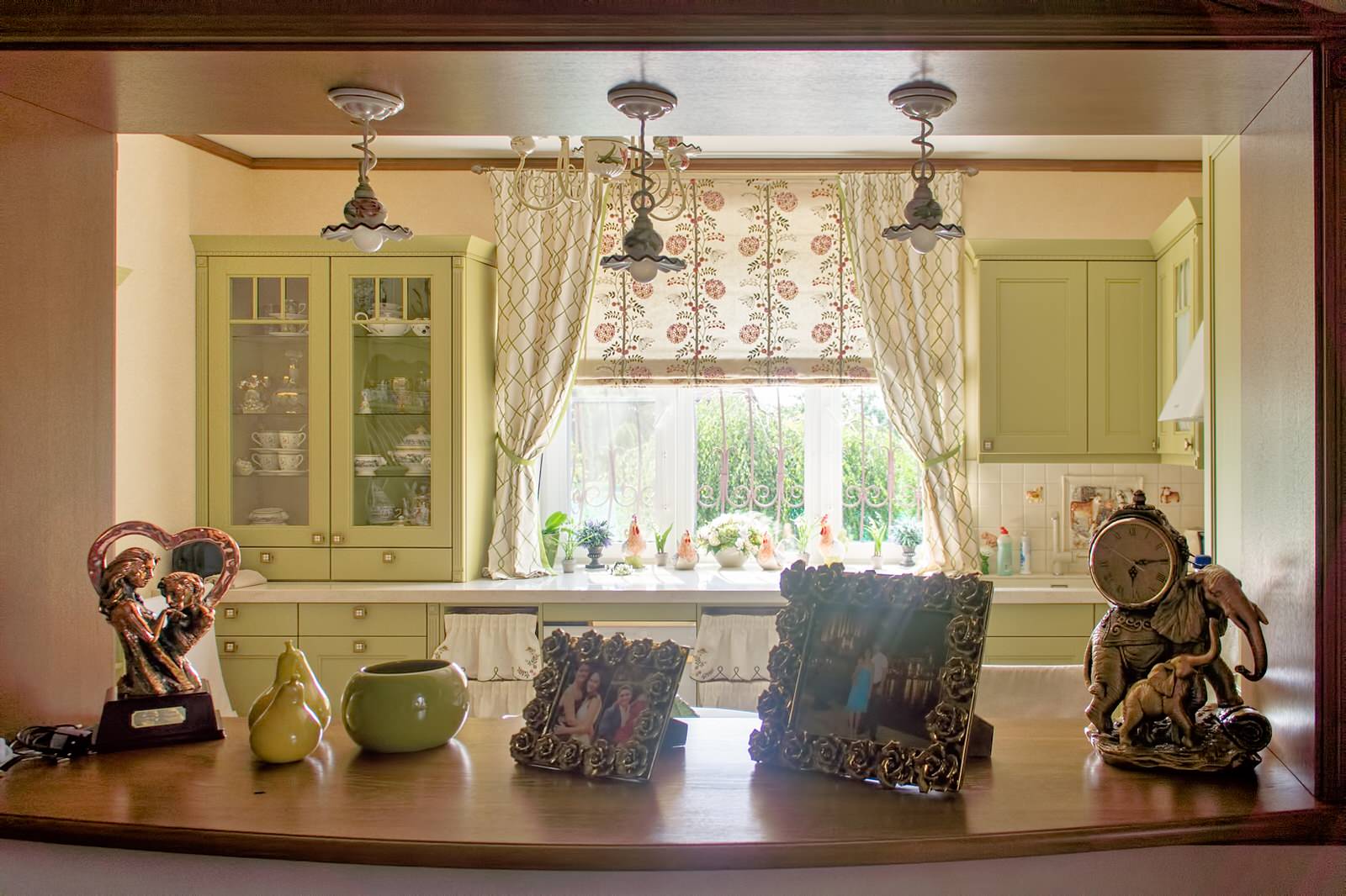 Кухня в загородном доме