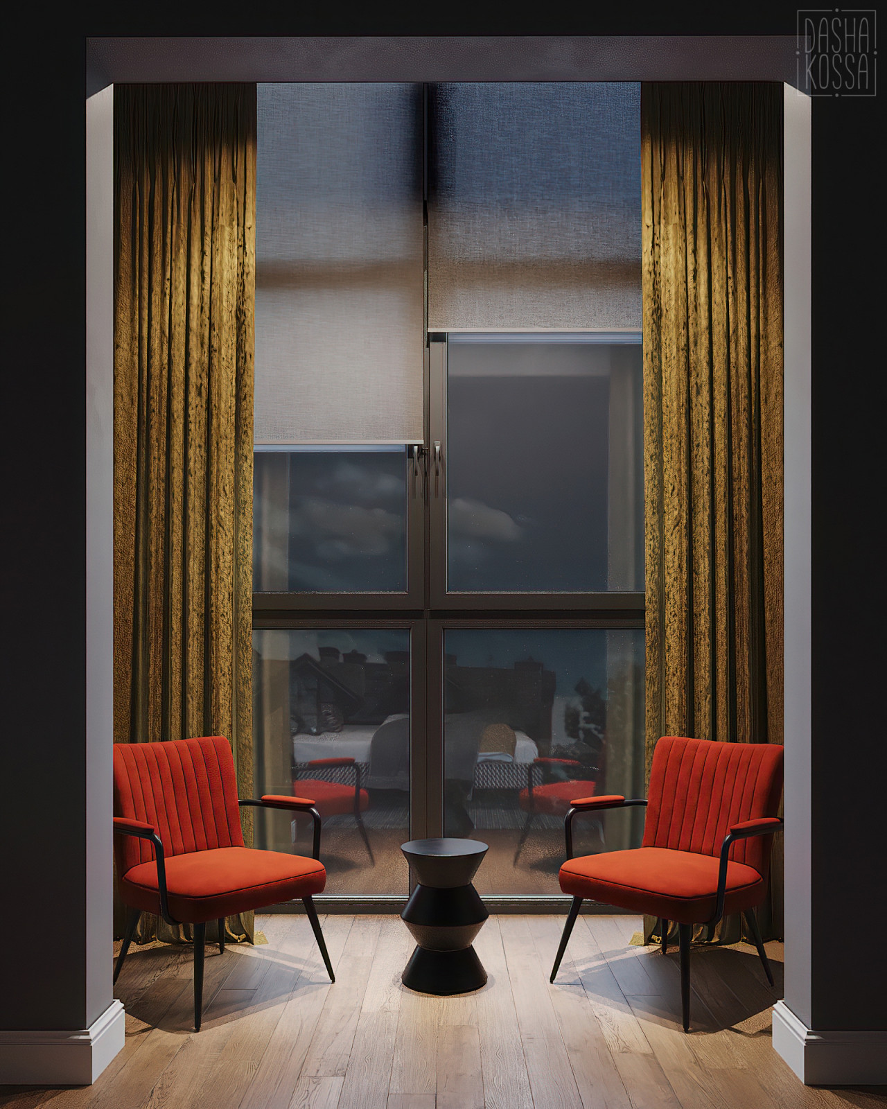 Двухуровневая квартира, шоу рум для девелоперов