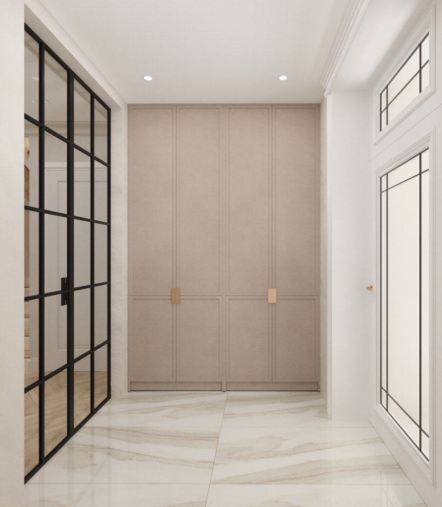 Современный таунхаус в теплой бежевой гамме