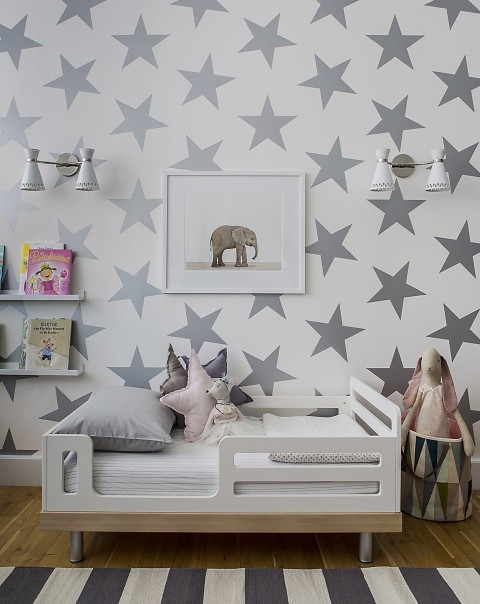 Inspiration for a modern kids' room in New York.