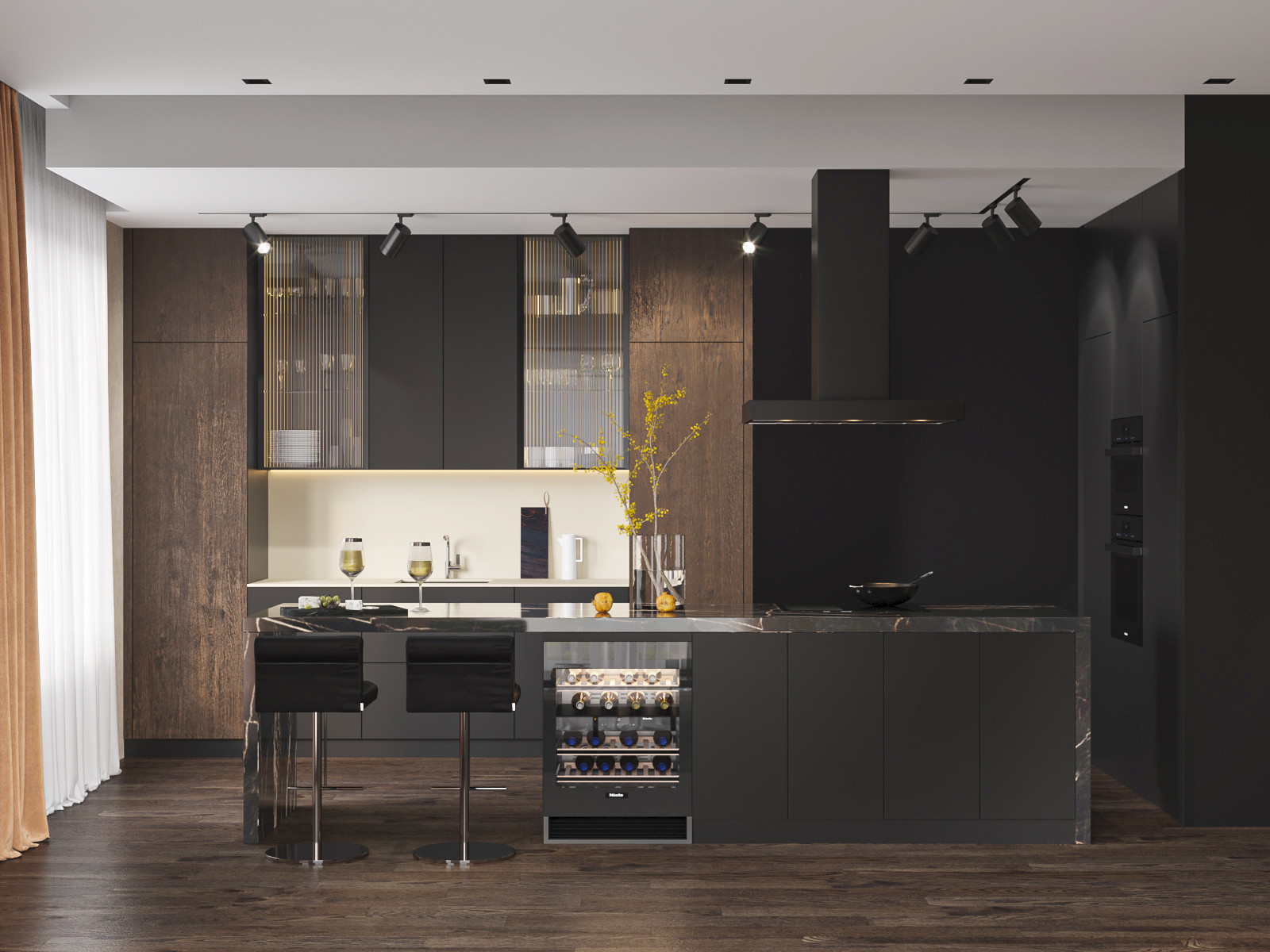 Интерьер с "мужским характером"