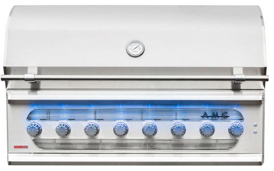 American Muscle Grill 54" Stainless Steel 8 Burner Built-In Gas Grill AMG54