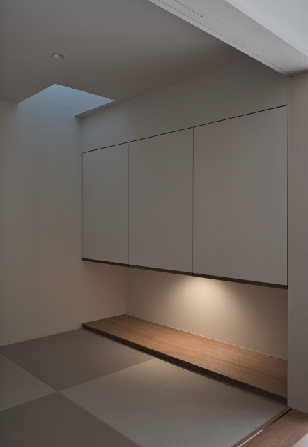 米田の家 japanisch-modern-wohnbereich