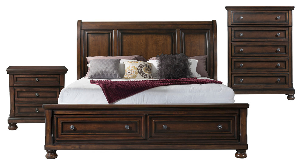 Picket House Furnishings Kingsley Queen Storage 3Piece Bedroom Set