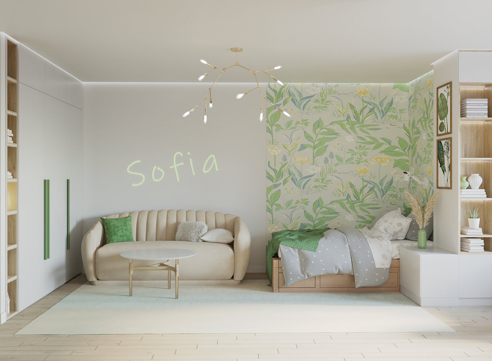 Детская для девочки-ботаника