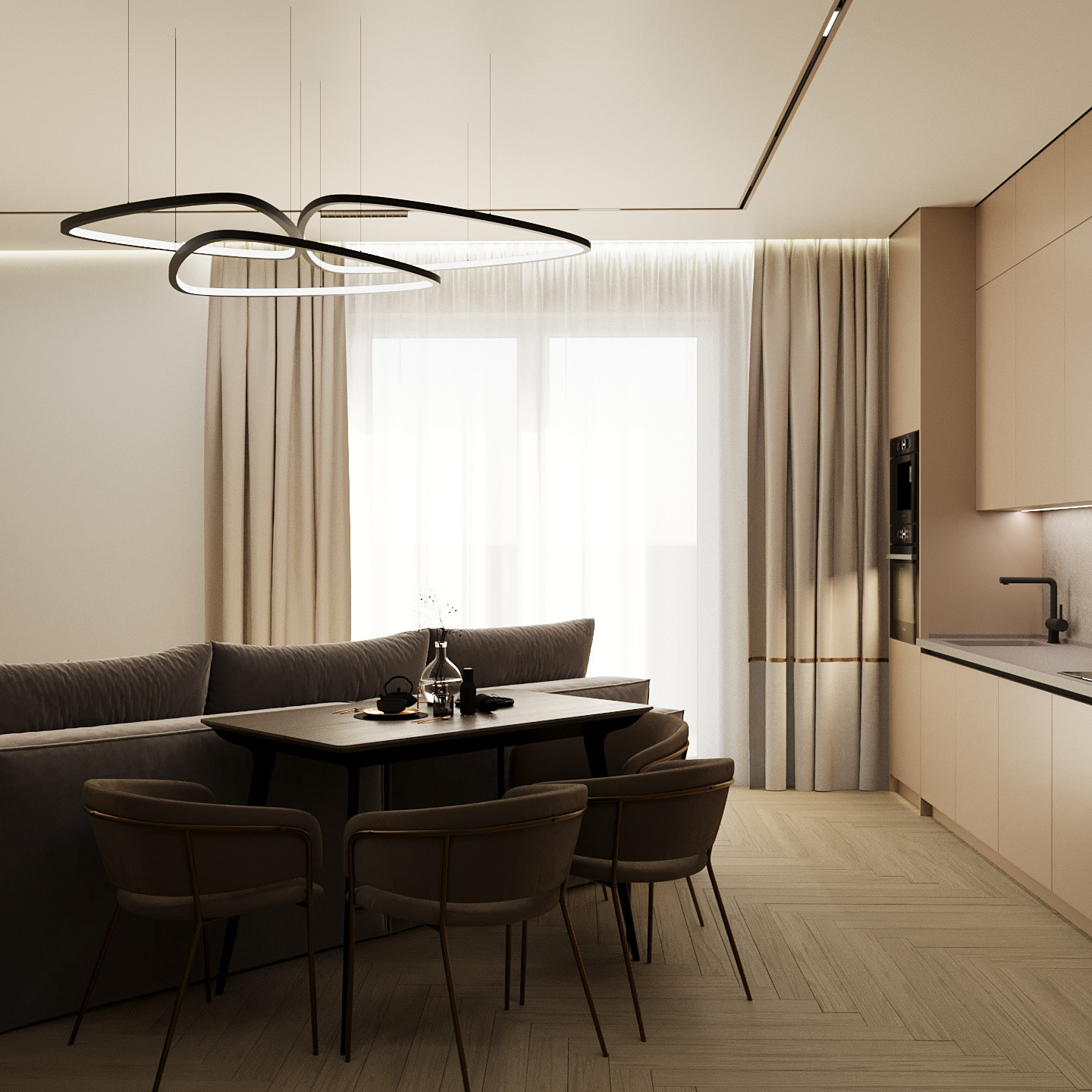 Дизайн проект квартиры для молодой семья с ребенком