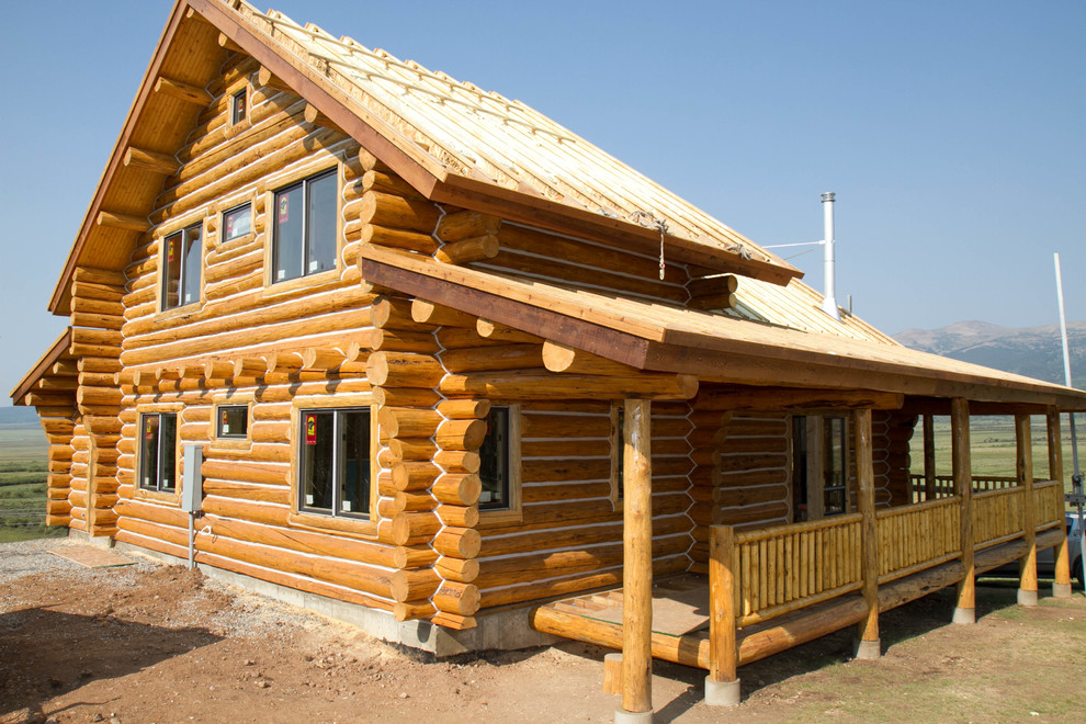 Log Home Maintenance Traditional Exterior Denver By Log