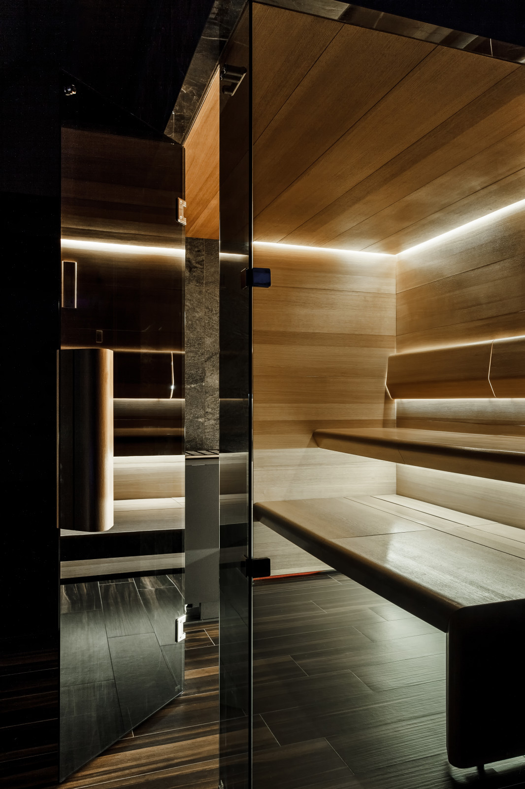 Сауна в частном доме.